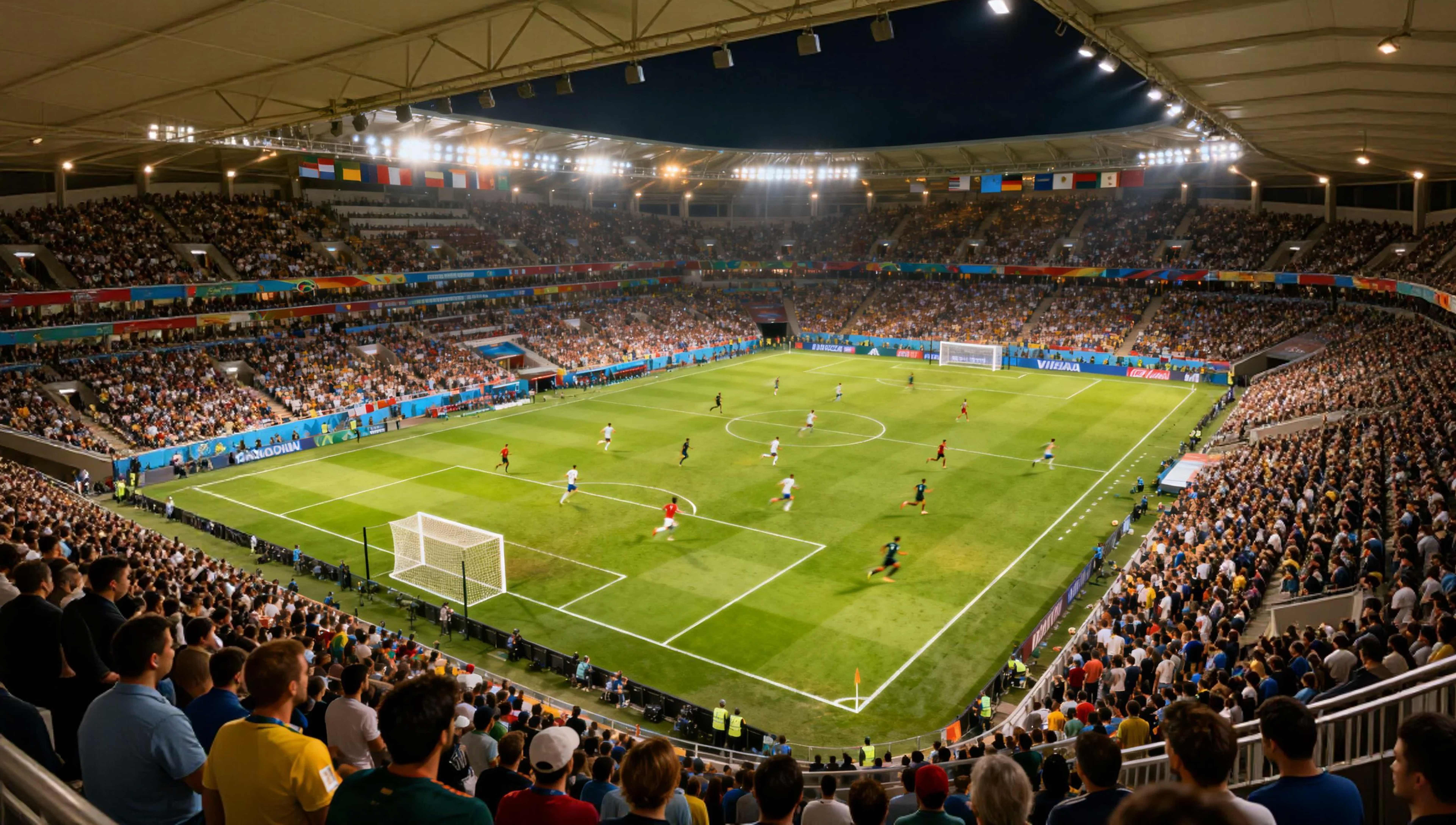 Football stadium atmosphere